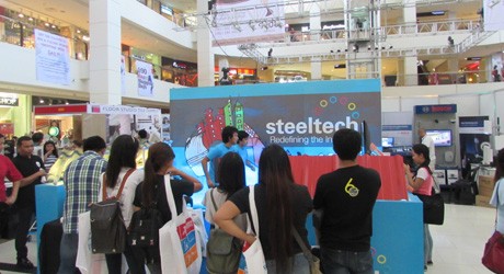 Steeltech Booth wins Best Booth at CONBEX Davao 2014