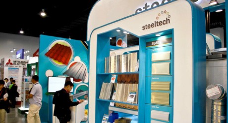 Steeltech displays high quality roofing materials at CONEX 2014