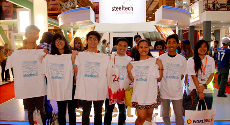 Steeltech participates as Major Sponsor at WORLDBEX 2015